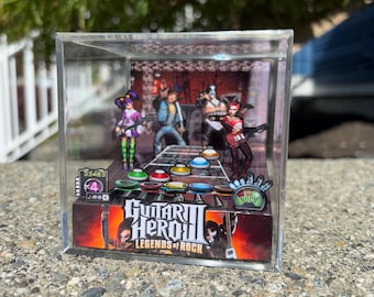 Beatmania IIDX Cube Diorama - 3D Videogame - Gift for Gamer