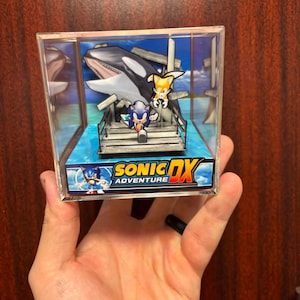 Sonic Adventure Emerald Coast Diorama Cube: Handmade Papercraft