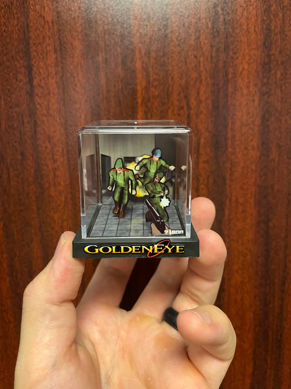 GoldenEye 007 Diorama: 2" Handmade Video Game Art!