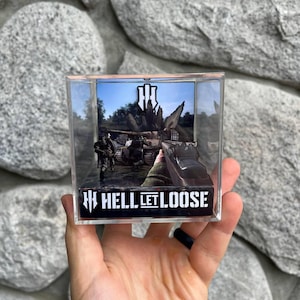 Hell Let Loose Diorama Cube: Handmade Papercraft