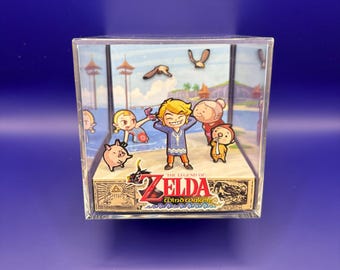 Wind Waker Diorama Cube | Handmade Video Game Art!