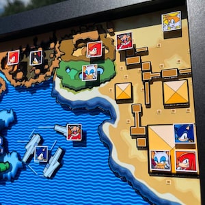 SA2 Map Shadow Box 14