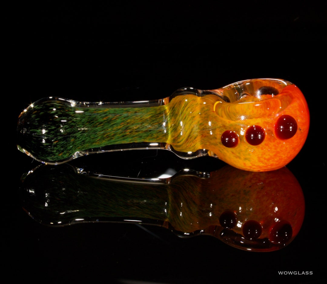 Glass Spoon Tobacco Pipe, Smoking Pipe, Handmade Glass Pipe, Smoking