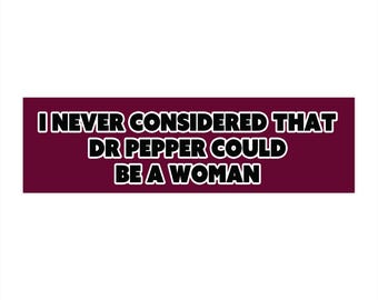 Rolig Dr Pepper-bildekal, Soda Meme-bilmagnet