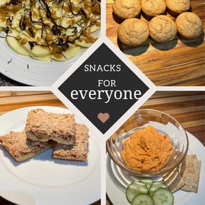 Snack Recipe Book, Healthy Snack Ideas, Real Food Snacks, Clean Eating Snacks, Printable Snack Book, Whole Food Snacks, Easy Snack Recipes