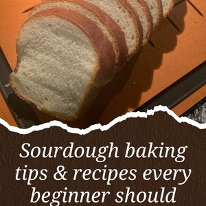 Digital guide to make sourdough bread at home. Covers starter creation, fermentation, and baking basics with easy to follow instructions and clean ingredient recipes.