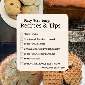 Sourdough bread & more eBook for natural living and clean eating. Learn how to grow a starter, master fermentation, and bake classic loaves using just flour, water, starter and salt. Other fun, easy, and gut friendly recipes included!