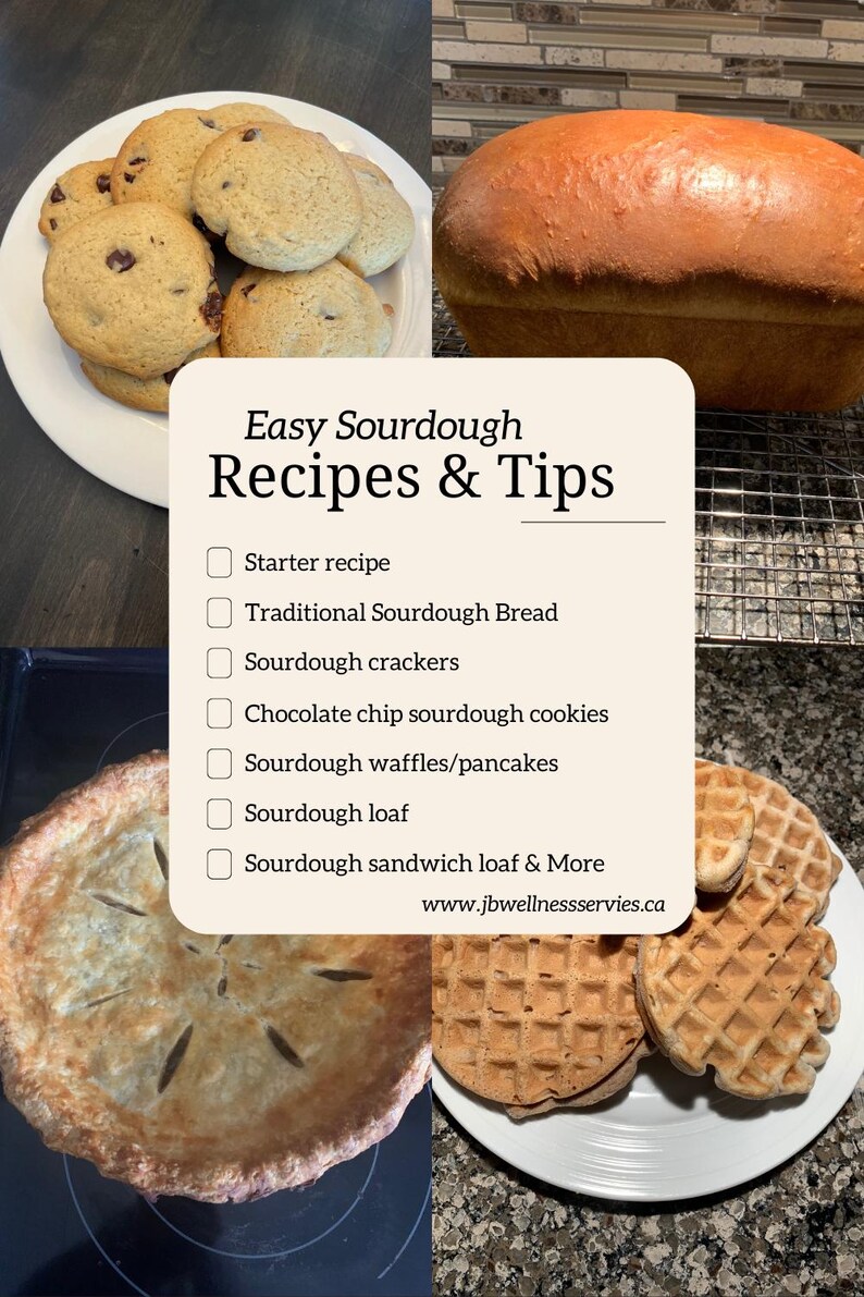 Sourdough bread & more eBook for natural living and clean eating. Learn how to grow a starter, master fermentation, and bake classic loaves using just flour, water, starter and salt. Other fun, easy, and gut friendly recipes included!