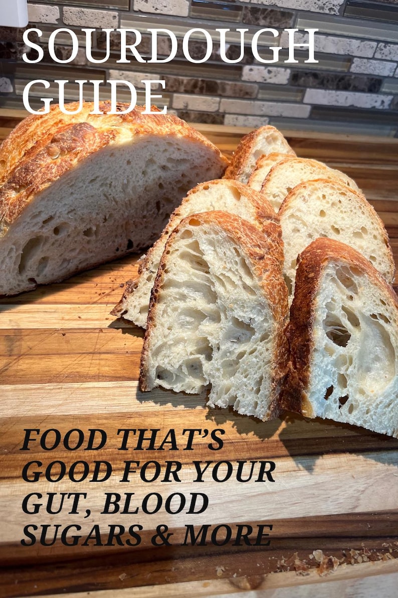 Downloadable sourdough tutorial for traditional baking. Includes starter, maintenance, bread, and other easy recipes made with clean, wholesome ingredients.