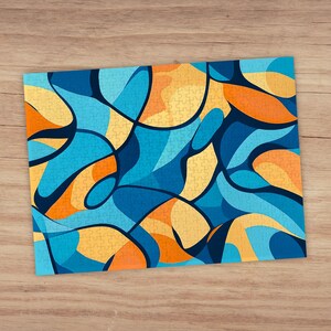 Abstract Jigsaw Puzzle, Mind-Teaser Game, Family Fun Activity, Stress-Relief, Quarantine Entertainment, Custom Design Puzzle