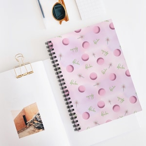 POPULAR  Glinda Bubble Spiral Notebook - Ruled Line Gift for Wicked Fan of Galinda Hand Drawn Art