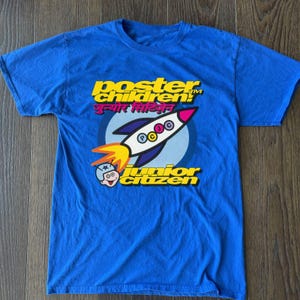 ヴィンテージ ロケット ポスター P-C-J-C チャイルド ジュニア シティゼン アルバム ファンへのギフト フル T シャツ サイズ S-5XL