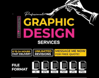 Contrata a un diseñador gráfico. Servicio de diseño gráfico personalizado para logotipos, carteles, diseño web y diseños a medida.
