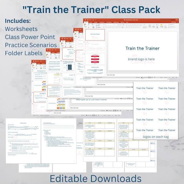 Certified Trainer "Train the Trainer" Class Pack