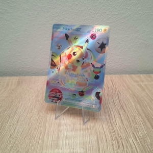 Handmade Pikachu ex Light 30th Anniversary Proxy Pokemon Card