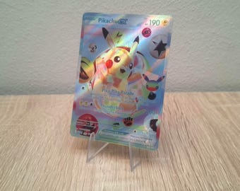 Handmade Pikachu ex Light 30th Anniversary Proxy Pokemon Card