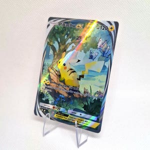 Pikachu ex Proxy Card / A1 Genetic Apex 281 / High-Quality Custom Card