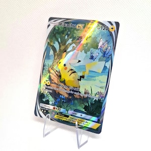 Pikachu ex Proxy-Karte / A1 Genetic Apex 281 / Hochwertige Custom-Karte