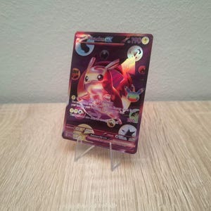 Handmade Pikachu ex Dark 30th Anniversary Proxy Pokemon Card