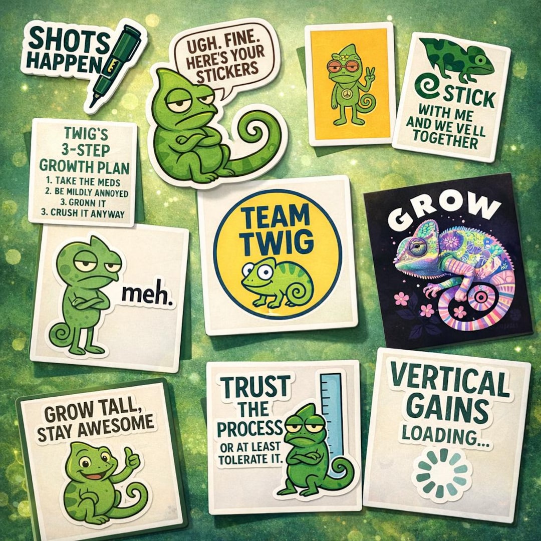 Hormones Sticker Sticker Pack-growth Hormone Adventure - Etsy