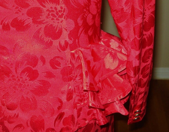 Gorgeous Vintage Red Cocktail Suit (Reserved) - image 1