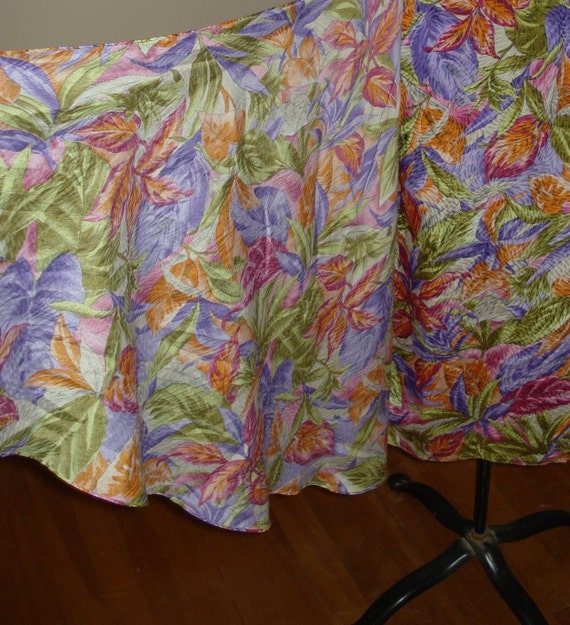 Vintage Tropical Print with a Sash - image 3