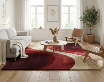 Homvera Nature-Inspired Multicolor Rug | Modern Design for Home, Office & Kids Rooms