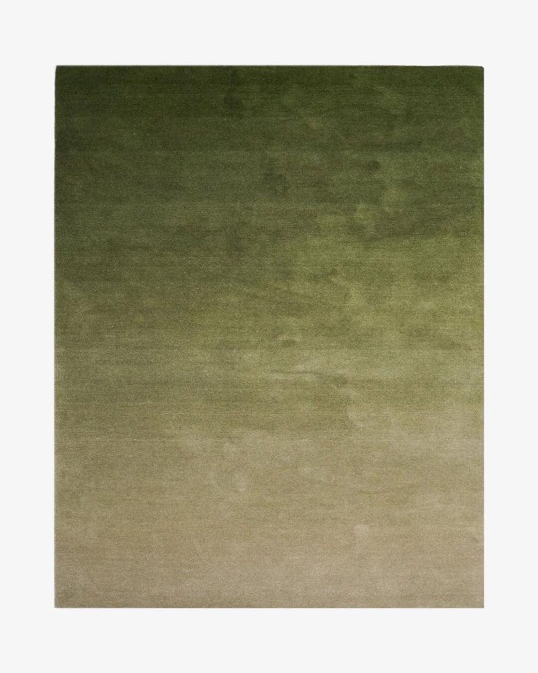 Handmade Green Ombre Rug | Modern Gradient Area Rug | Minimalist Living ...