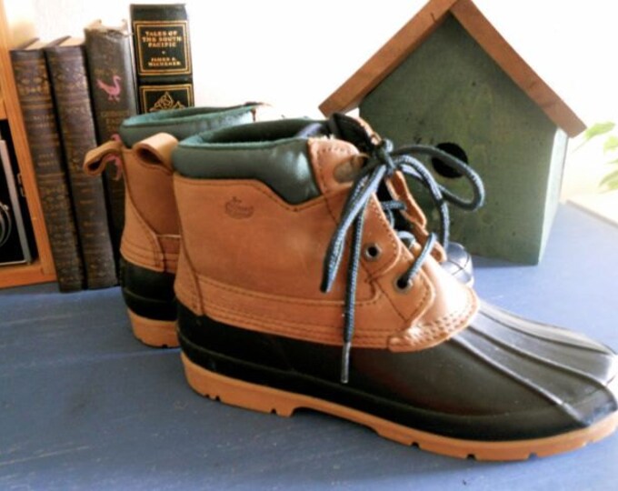 G.H. Bass Women's Laceup Rain Boots Size 9 Etsy