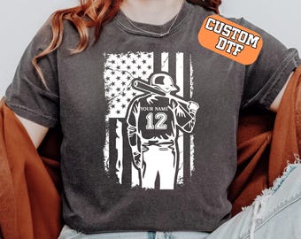 Personalized Baseball Player DTF, Custom Name & Number DTF Transfer Ready For Press, Sports, Dtf Prints, Ready To Press, Direct To Film