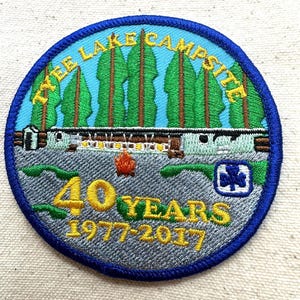 2017 Canada Girl Guides Patch - Tyee Lake Campsite - 40 Year 1977-2017