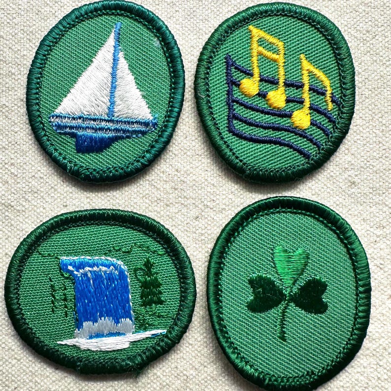 Vintage Girl Scout Patches: Troop Crests - Sold separately image 1