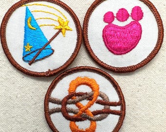 Vintage 1980s Girl Scout Brownie Pre-Try-It Patches – Shemamo Council (obsolete - Illinois) - Sold Separately