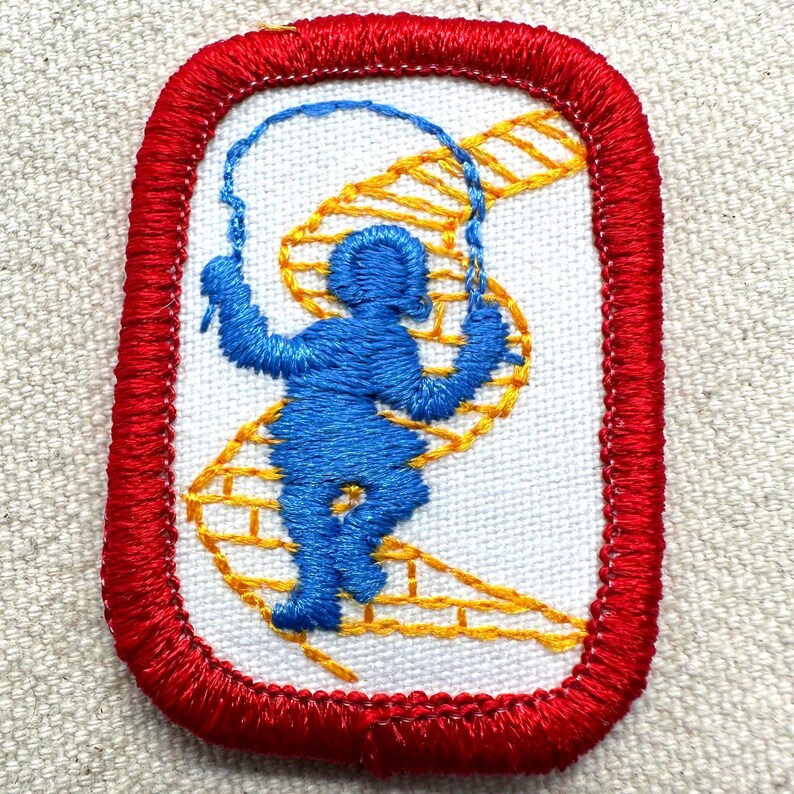 Vintage 1980-1996 Girl Scout Retired Interest Project Patches – Cadette/Senior – Worlds of Well-being (Red Border) - Sold separately Child care