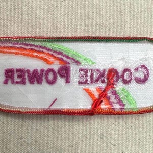 Vintage 1984 Girl Scout Cookie Sale Theme Patches: Burry Foods - Sold separately image 6