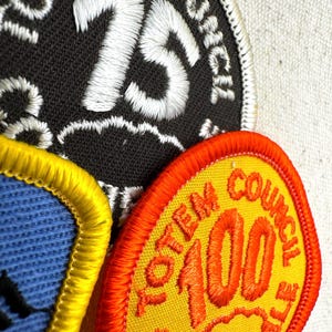 Vintage 1980-1981 Girl Scout Cookie Sale Patches – Totem Council (Washington State) - Sold separately bild 10