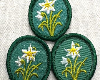 Vintage Troop Crest: Girl Scout Uniform Patch - Star of Bethlehem - Sold separately