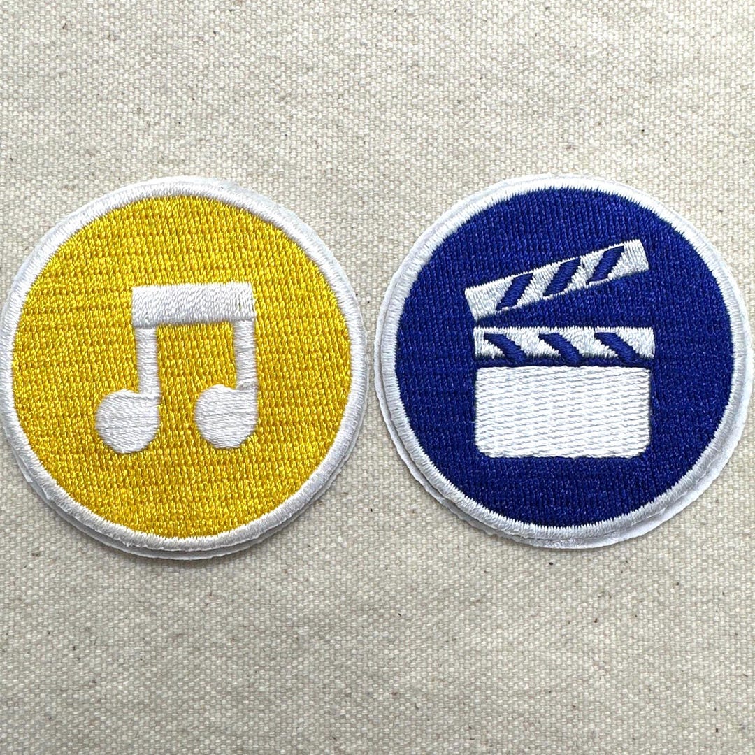 Vintage Apple Computer Camp Patches – Music & Film Icons – Adhesive ...