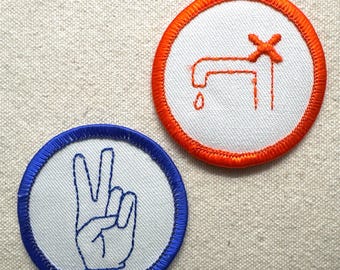 Vintage 1980s Girl Scout Brownie Pre-Try-It Patches - Sold Separately