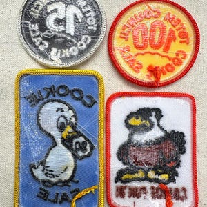 Vintage 1980-1981 Girl Scout Cookie Sale Patches – Totem Council (Washington State) - Sold separately bild 3