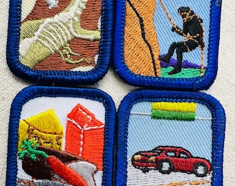 Vintage 1990s Girl Scout Patches – Retired Interest Project Patches – Cadette/Senior - Sold separately