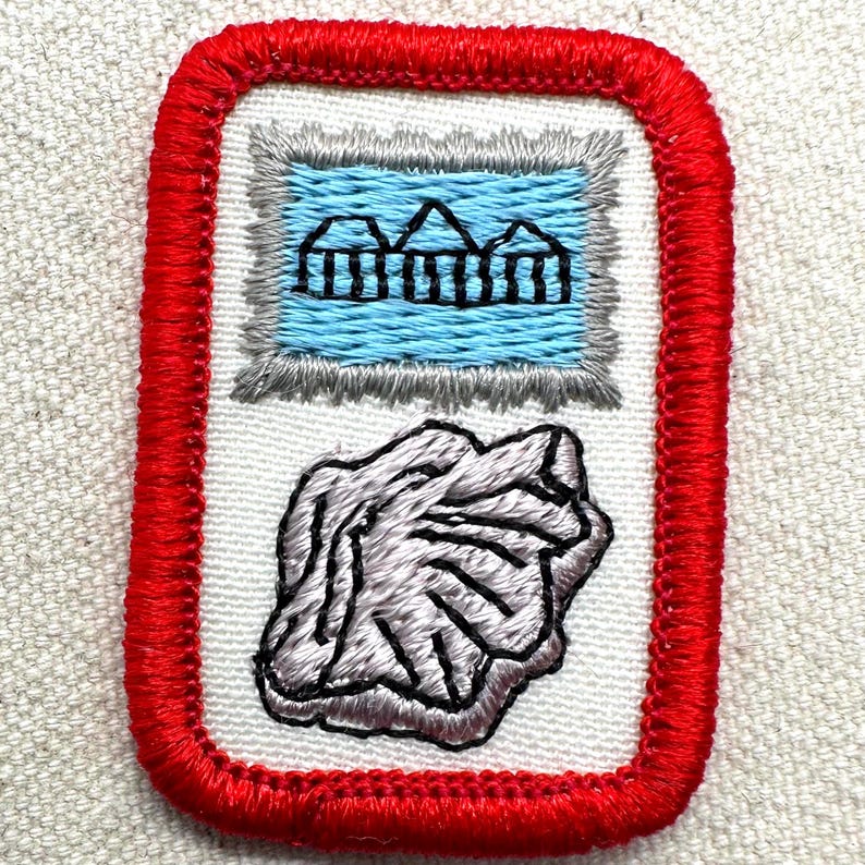 Vintage 1980-1996 Girl Scout Retired Interest Project Patches – Cadette/Senior – Worlds of Well-being (Red Border) - Sold separately Collecting