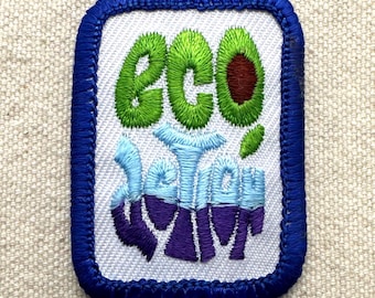 Vintage 1997-2010 Girl Scout Retired Interest Project Patch – Eco Action - Cadette/Senior