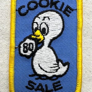 Vintage 1980-1981 Girl Scout Cookie Sale Patches – Totem Council (Washington State) - Sold separately 1980 Cookie Sale