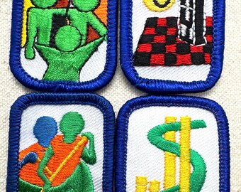 Vintage 1990s Girl Scout Patches – Retired Interest Project Patches – Cadette/Senior - Sold separately
