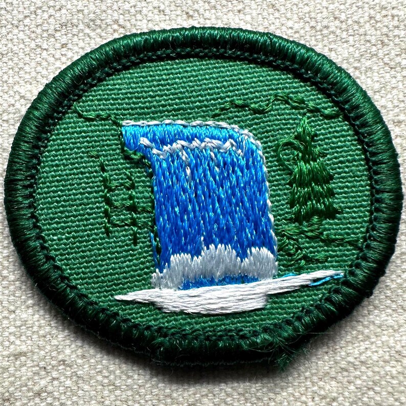 Vintage Girl Scout Patches: Troop Crests - Sold separately Waterfall