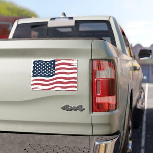 Imán patriótico para coche: diseño de la bandera estadounidense, decoración para vehículos, Día de la Independencia, 4 de julio, orgullo estadounidense