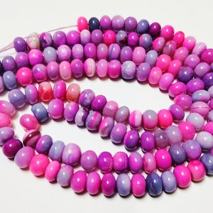Opal Rondelle Beads Strand: Banded Gemstone Jewelry Making, 8-8.5mm