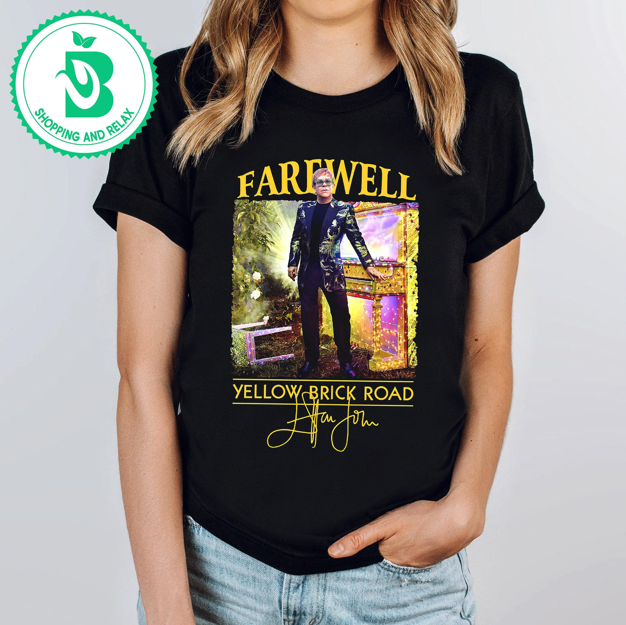 Discover Elton John Farewell Yellow Brick Road T-Shirt