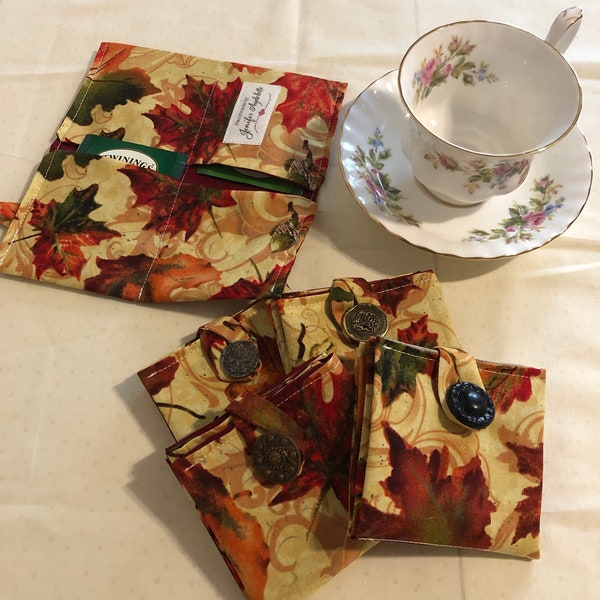 Tea Pocket, Tea Wallet, Tea Holdet, Tea Caddy, Personal Tea, Tea From Home